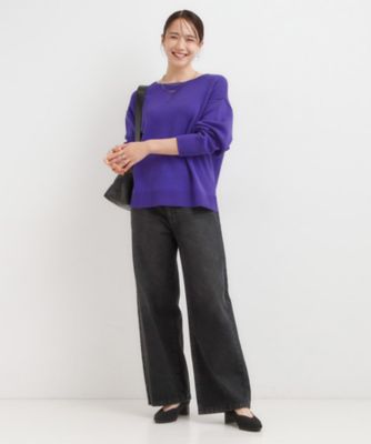 洗濯機可／ちくちくしにくい】大人カジュアルを叶える スウェット