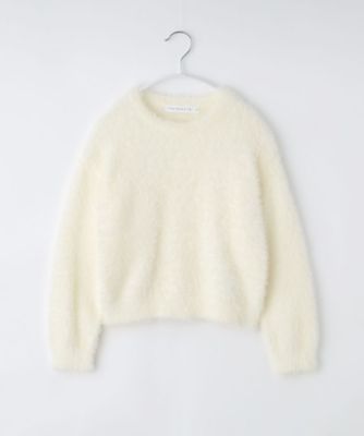 ＜THE SHOP TK (Baby&Kids)＞【１３０・１５０】フェザークルーネックニット（２００２５２９９８６）