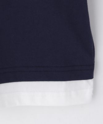 【１１０－１６０】ダブル衿半袖Ｔシャツ（２００２５２９９８８）