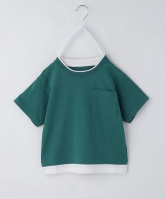 【１１０－１６０】ダブル衿半袖Ｔシャツ（２００２５２９９８８）