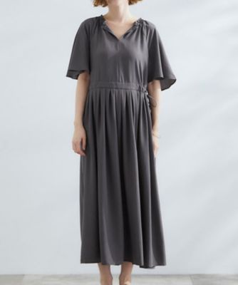 晴れの日も雨の日も】撥水エアリーフレアスリーブワンピース