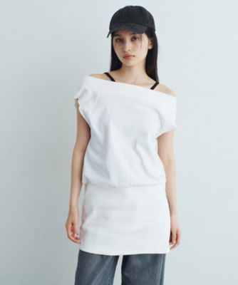 ＜CODE A (Women)＞ｏｆｆ－ｓｈｏｕｌｄｅｒ　ｓｌｅｅｖｅｌｅｓｓ　ｔｏｐｓ（２００２５３０１９２）