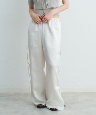 ＜CODE A (Women)＞ｒｉｂｂｏｎ　ｅａｓｙ　ｐａｎｔｓ（２００２５３０１９７）