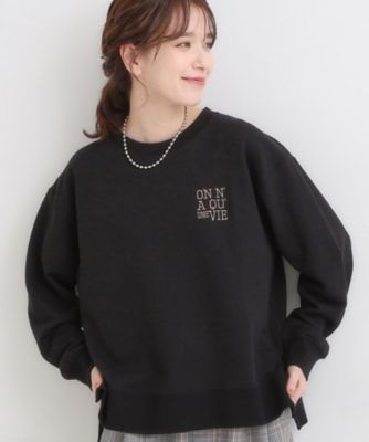 SHOO LA RUE (Women)/シューラルー 選べる4柄 グラフィックアソート裏毛スウェット(2002530514) クロ119 トップス【三越伊勢丹/公式】