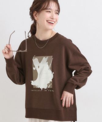 SHOO LA RUE (Women)/シューラルー 選べる4柄 グラフィックアソート裏毛スウェット(2002530514) チャ343 トップス【三越伊勢丹/公式】