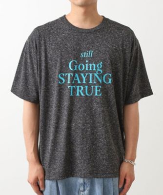 ポリ麻プリント半袖Ｔシャツ【洗濯機ＯＫ】（２００２５３０６１７）