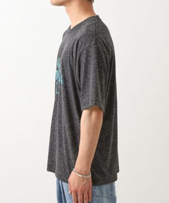 ポリ麻プリント半袖Ｔシャツ【洗濯機ＯＫ】（２００２５３０６１７）