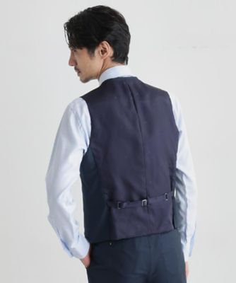❤️タケオキクチ❤️ベスト　サージ ベストフォーマルジレ ドーメル サージ ベスト（2002530742） | TAKEO