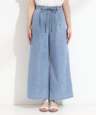 美品♡伊太利屋/ストレッチセミフレアデニム/ロゴワッペン/チャコール/9号 セール】《在庫限り》フラッシャー付オリジナルストレートデニム