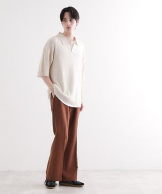 ダニール・メドベージェフ　スキッパーネックポロシャツ ダニール・メドベージェフ』スキッパーネックポロシャツ