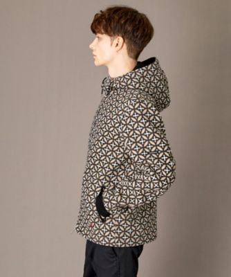 オーバーラップサークル ウールジャカードパーカー