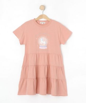 【SALE】SHOO・LA・RUE (Baby & Kids)/シューラルー スノードームプリントティアードカットワンピ(2002530960) ピンク071 ワンピース・ドレス【三越伊勢丹/公式】