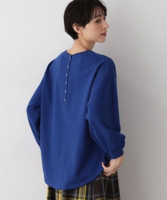 360度可愛い・洗える】バックヘンリーカットソー