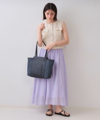 A4サイズ対応／多ポケット】キャンバス調合皮トートバッグ