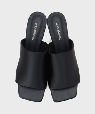 スクエアトゥミュールサンダル（2002531005） | OPAQUE.CLIP