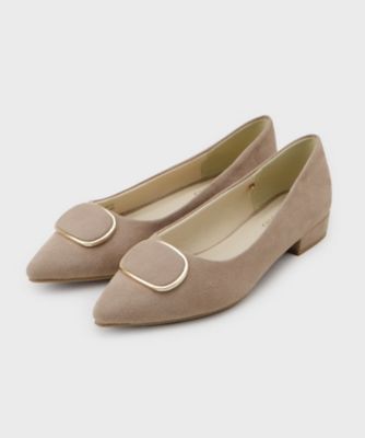 OPAQUE.CLIP (Women)/オペークドットクリップ【抗菌防臭加工/通勤対応可能】デザインバックルポインテッドパンプス(2002531016) ベージュ752 靴【三越伊勢丹/公式】