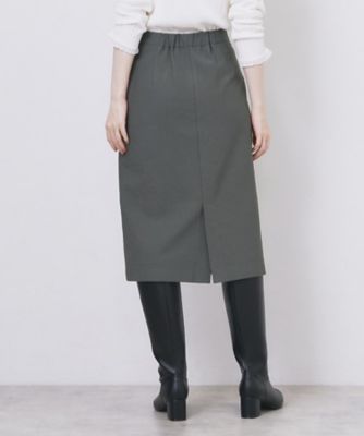 ストレッチタイトスカート【洗濯機OK／防シワ／抗ピル】《S～3L