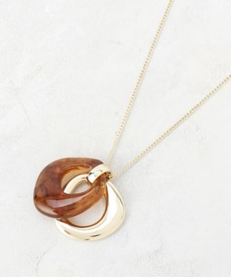 ＜COUP DE CHANCE (Women)＞ツイントップ／ワントップネックレス／長さ調整可（２００２５３１４２１）