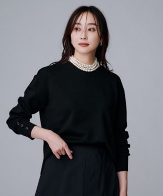 アンサンブル可／洗える】ウールミラノリブニット