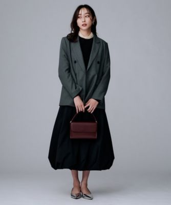 アンサンブル可／洗える】ウールミラノリブニット