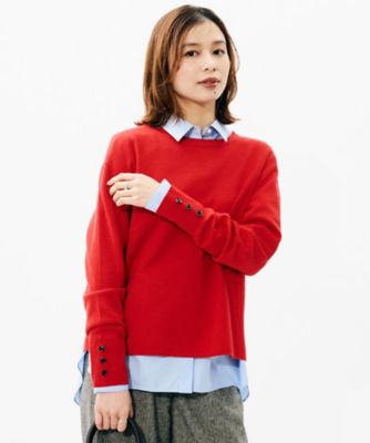 アンタイトル（UNTITLED）/【アンサンブル可きれいめ】ウールミラノリブニット アンサンブル可／洗える】ウールミラノリブニット