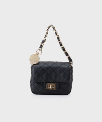 OPAQUE.CLIP (Women)/オペークドットクリップ ミニサイズキルティングバッグチャーム(2002531768) クロ019 旅行用かばん・バッグ【三越伊勢丹/公式】