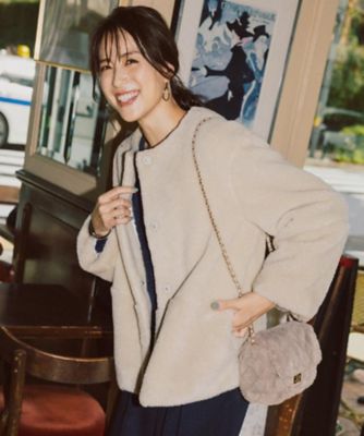 アイボリー キルティング ショルダーバッグ cream creme ショルダーバッグ バッグ ミニ キルティング チェーン