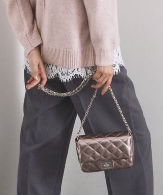 OPAQUE.CLIP (Women)/オペークドットクリップ パフィーキルティングチェーンショルダーバッグ(2002531769) ゴールド609 旅行用かばん・バッグ【三越伊勢丹/公式】