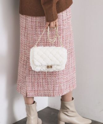 OPAQUE.CLIP (Women)/オペークドットクリップ パフィーキルティングチェーンショルダーバッグ(2002531769) シロ703 旅行用かばん・バッグ【三越伊勢丹/公式】