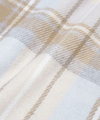 ウール混チェックストール（2002531773） | LAURA ASHLEY