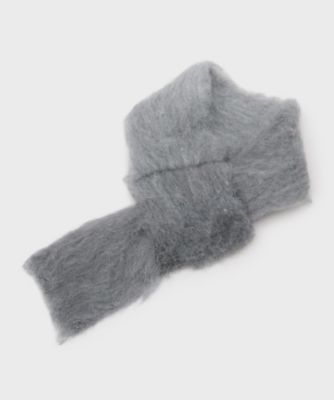 ＜LAURA ASHLEY＞ウール混シャギーショートマフラー（２００２５３１７７４）