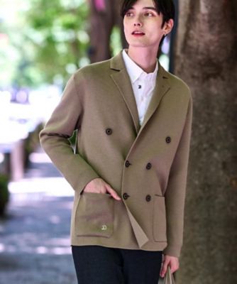 ダブルブレスト ニットジャケット（2002531834