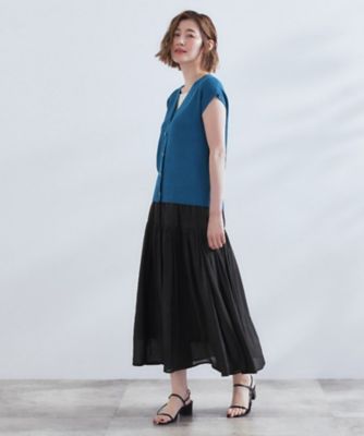 ニットベスト×スカート　おかよ ニットベスト×スカート おかよ様専用