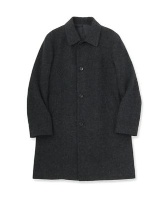 LIMITED】ウール混ステンカラーコート
