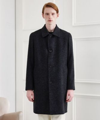 LIMITED】ウール混ステンカラーコート