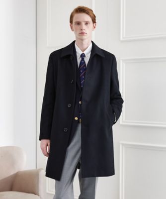 【送料無料】TAKEO KIKUCHI (Men)/タケオキクチ ウール混ステンカラーコート(2002531940) クロ019 コート・ジャケット【三越伊勢丹/公式】