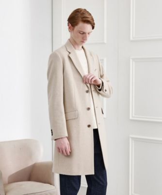 【送料無料】TAKEO KIKUCHI (Men)/タケオキクチ ウール混チェスターコート(2002531941) ベージュ051 コート・ジャケット【三越伊勢丹/公式】