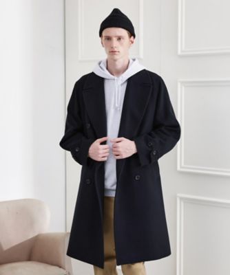 【送料無料】TAKEO KIKUCHI (Men)/タケオキクチ ウール混アルスターコート(2002531942) クロ019 コート・ジャケット【三越伊勢丹/公式】