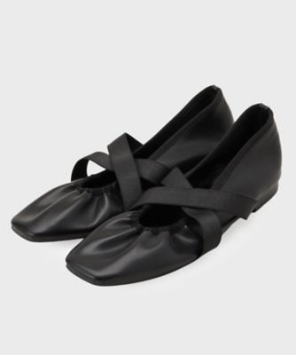 OPAQUE.CLIP (Women)/オペークドットクリップ クロスゴムデザインバレエシューズ(2002531943) クロ019 靴【三越伊勢丹/公式】