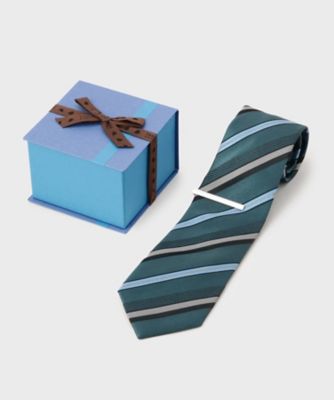 TAKEO KIKUCHI (Men)/タケオキクチ ベーシックタイバーカラーBOXセット(2002532098) グリーン322 ネクタイ【三越伊勢丹/公式】