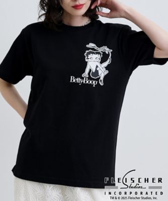 Betty Boop（TM）】サイドプリントTシャツ
