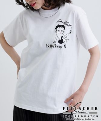Betty Boop（TM）】サイドプリントTシャツ
