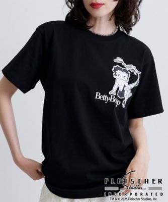 Betty Boop（TM）】サイドプリントTシャツ