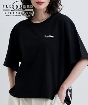 Betty Boop（TM）】バックプリントワイドTシャツ