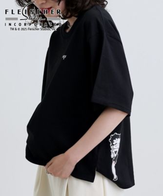 Betty Boop（TM）】バックプリントワイドTシャツ