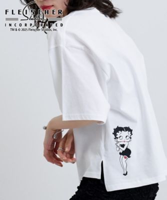 GALLEST / ギャレスト 【Betty Boop(TM)】バックプリントワイドTシャツ Betty Boop(TM)】バックプリントワイドTシャツ（Tシャツ