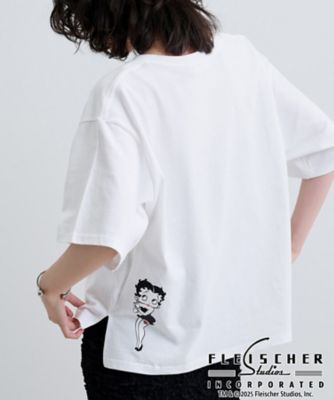 Betty Boop（TM）】バックプリントワイドTシャツ