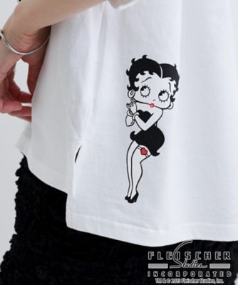 【Betty Boop(TM)】バックプリントワイドTシャツ Betty Boop(TM)】バックプリントワイドTシャツ｜ギャレストの