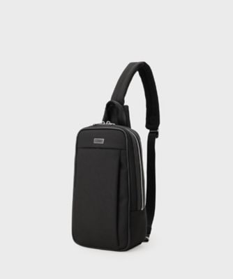 TAKEO KIKUCHI (Men)/タケオキクチ メランジピンヘッドワンショルダー(2002532483) クロ019 ウェストポーチ・ヒップバッグ【三越伊勢丹/公式】