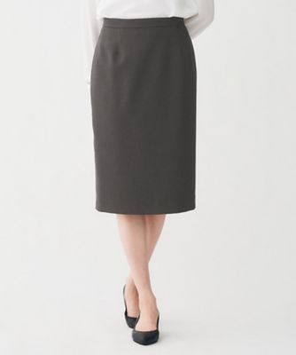 ＜UNTITLED (Women)＞【通勤スーツ／オフィス】ドライメランジ　タイトスカート（２００２５３２４９６）